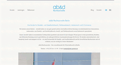 Desktop Screenshot of abd-partner.de